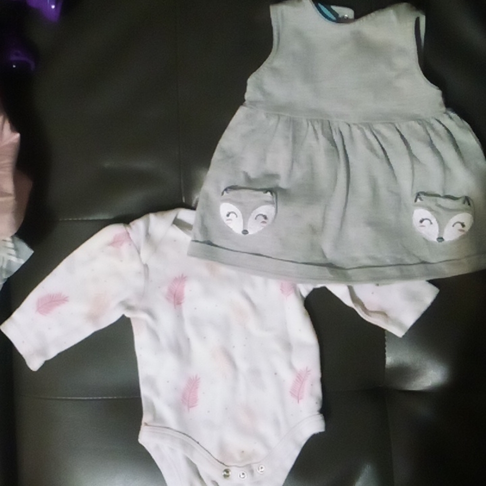 Bumble+Birdie 3M dress with long sleeve undershirt